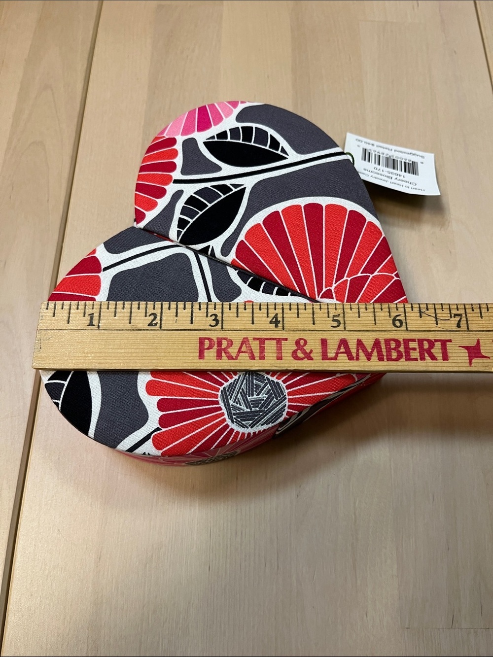 NWT - Vera Bradley Heart to Heart Jewelry Case in Cherry Blossoms 14635-170 - Picture 13 of 14
